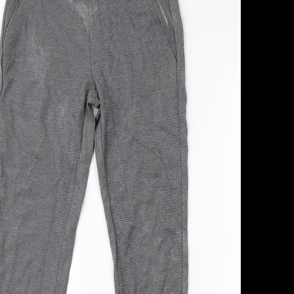 Primark Womens Grey  Viscose Compression Leggings Size 10 L26 in Regular