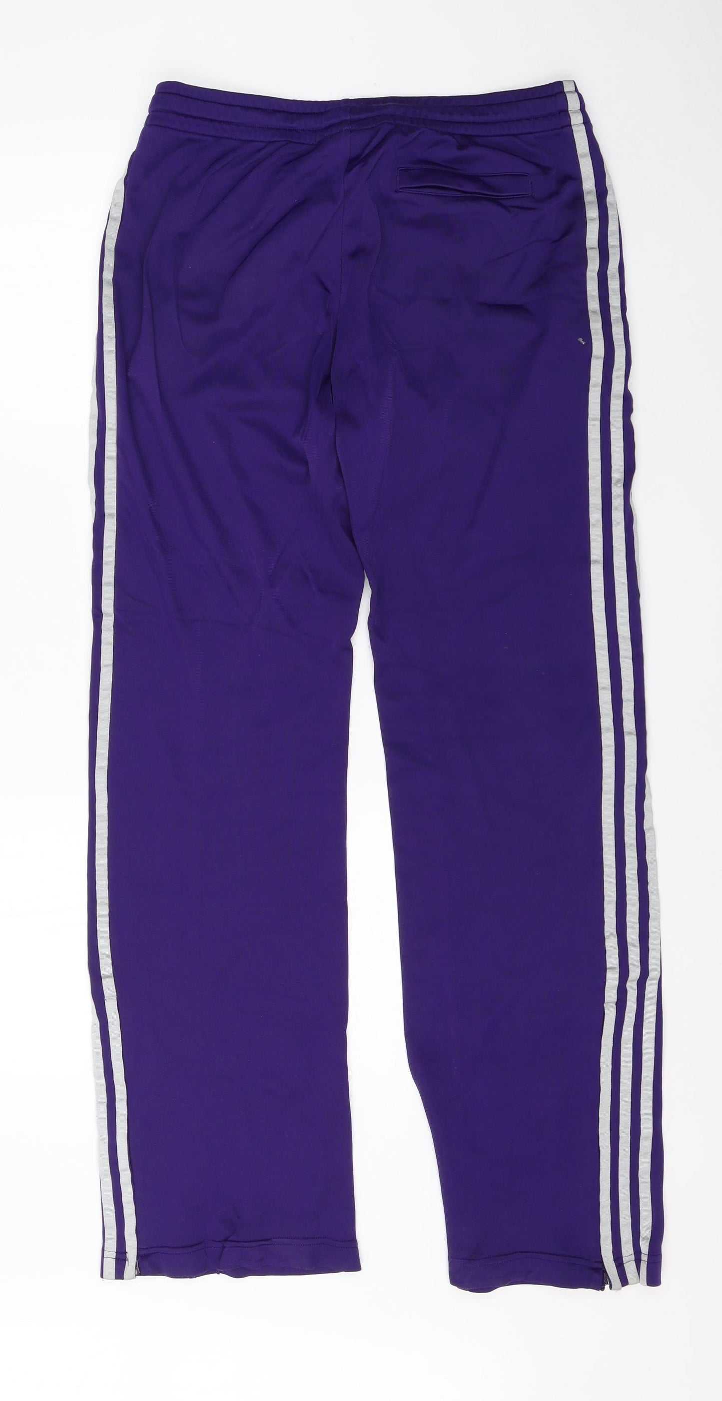 adidas Womens Purple  Polyamide Track Pants Trousers Size M L30 in Regular  - adidas