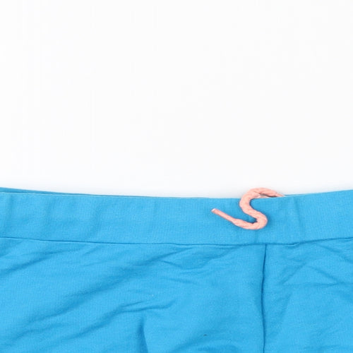 adidas Womens Blue  100% Cotton Hot Pants Shorts Size 12  Regular