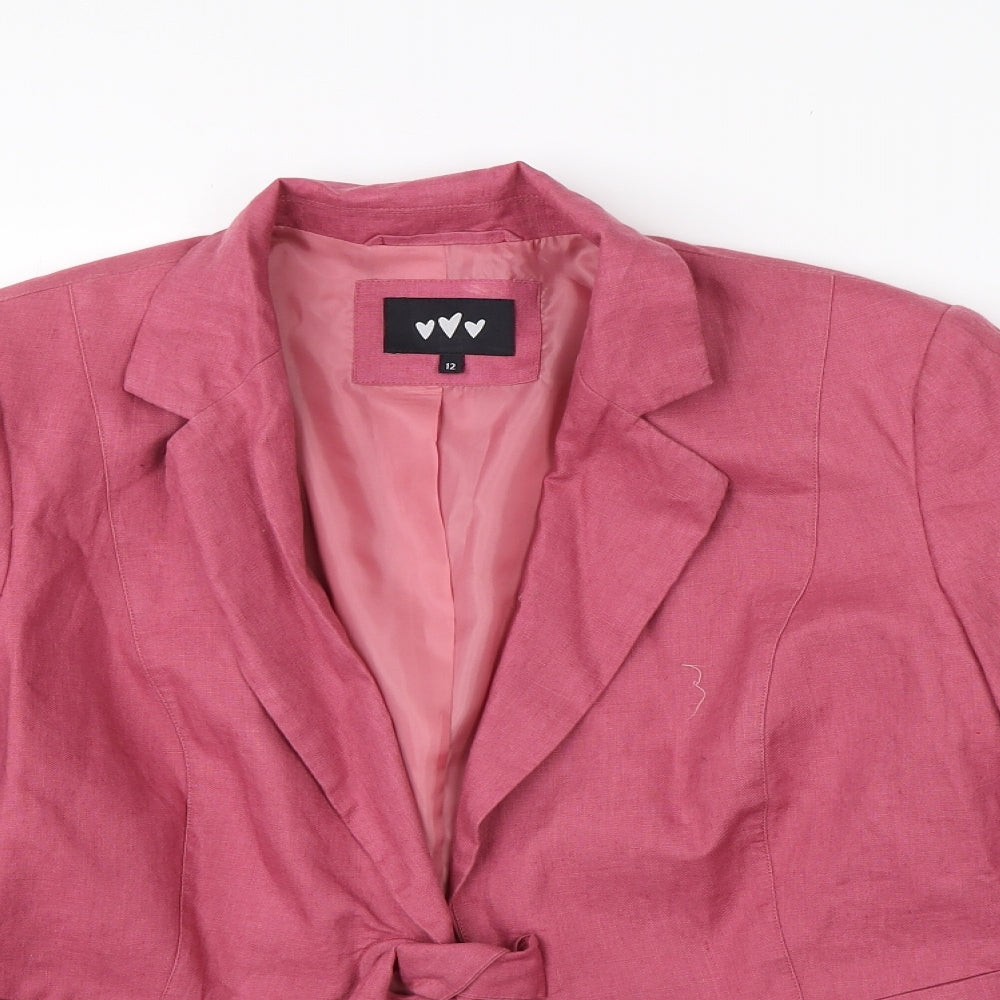 Per Una Womens Pink   Jacket Blazer Size 12