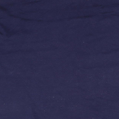Country Trader Mens Blue High Neck  Cotton Pullover Jumper