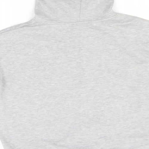 New Look Boys Grey  Polyester Pullover Hoodie Size 14-15 Years   - Manhattan