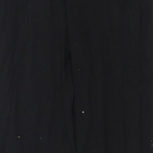 New Look Womens Black  Cotton Jogger Leggings Size 8 L26 in