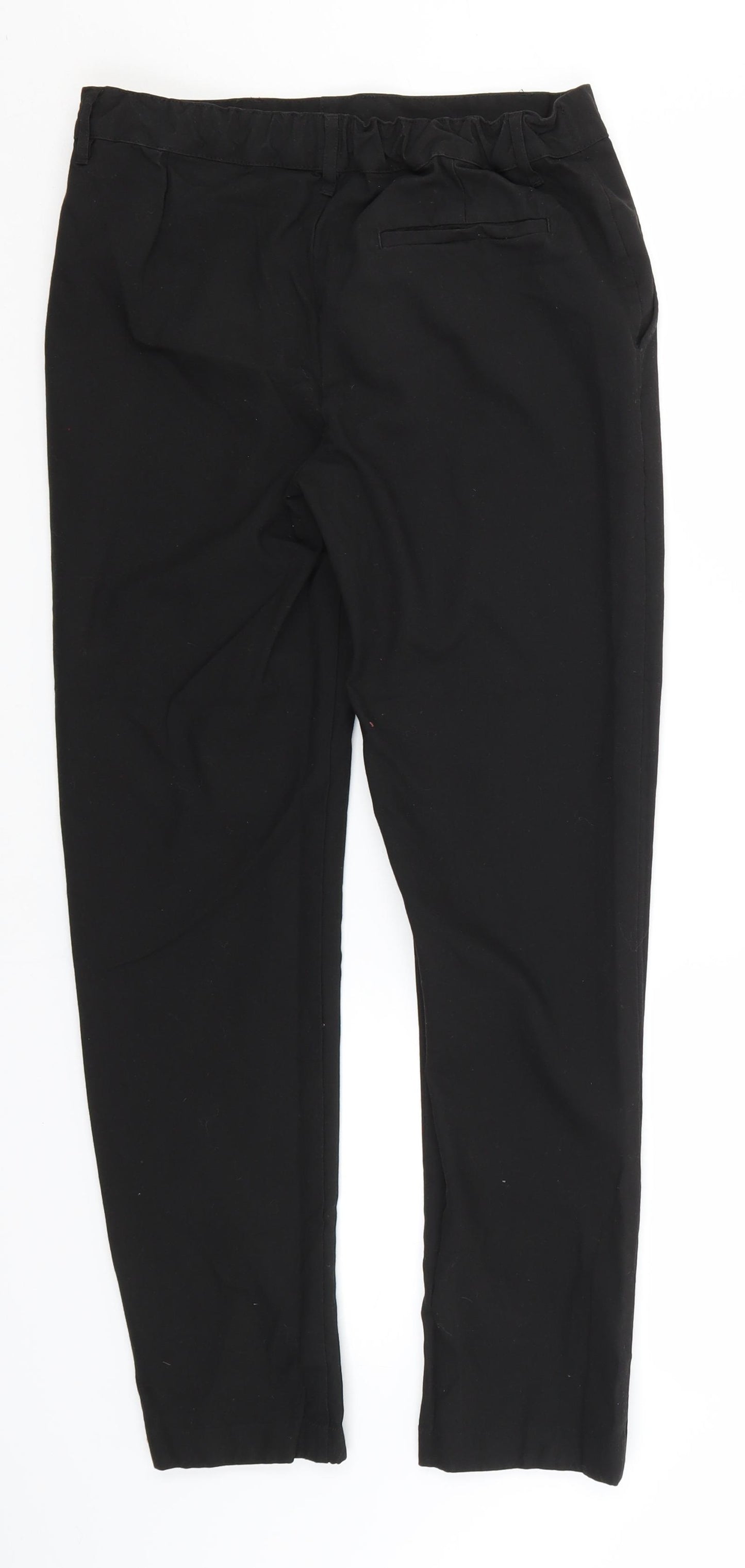 Marks and Spencer Boys Black  Polyester Dress Pants Trousers Size 14-15 Years  Regular  - School