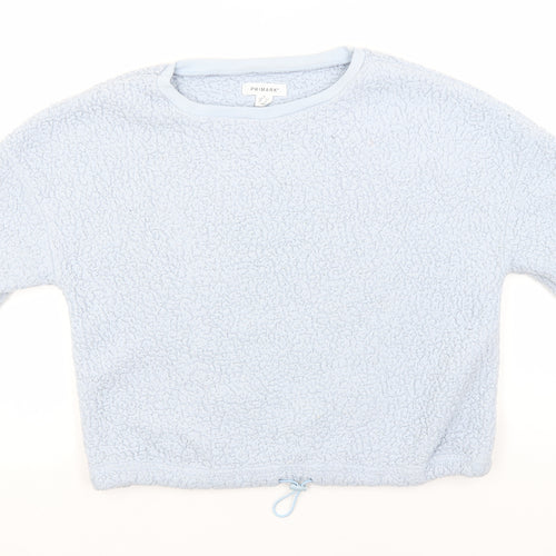 Primark Womens Blue Round Neck  Polyester Pullover Jumper Size 12
