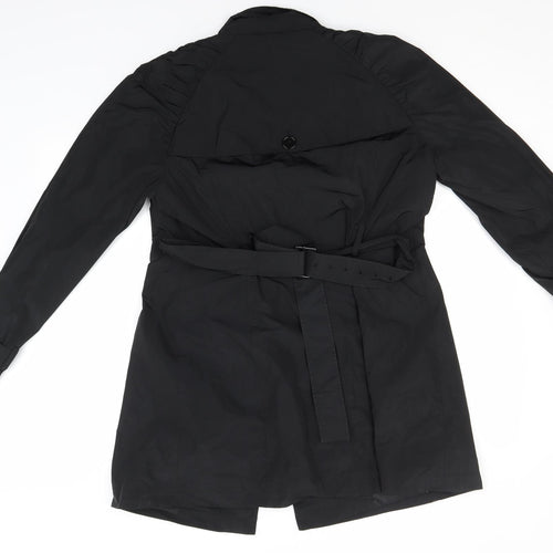 Preworn Womens Black   Overcoat Coat