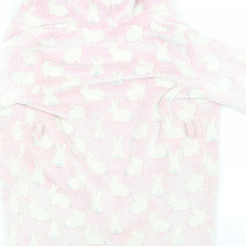 Blue Zoo Girls Pink Animal Print Polyester Top Gown Size 9-10 Years   - Bunnies