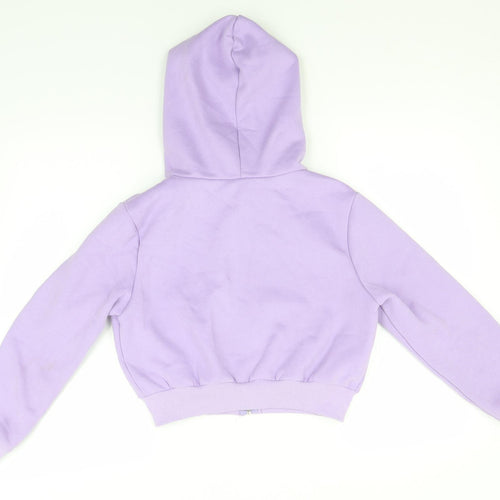 SheIn Womens Blue  Cotton Full Zip Hoodie Size S
