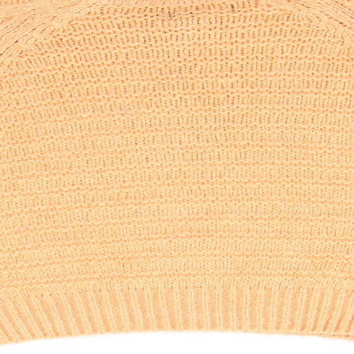 Lola Womens Beige High Neck  Acrylic Pullover Jumper Size XS