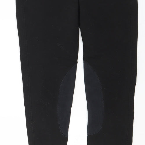 Preworn Womens Black  Polyester Straight Jeans Size 28 in L27 in Regular