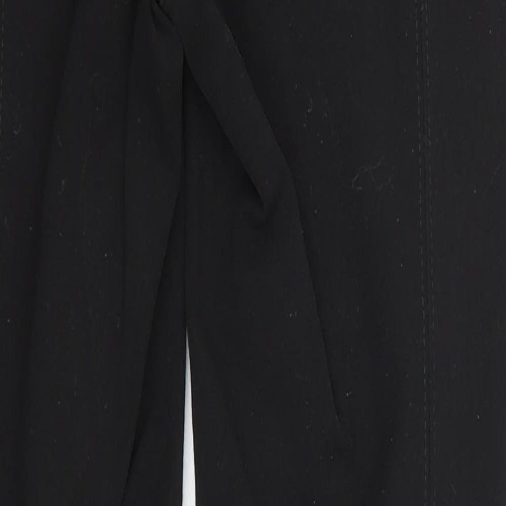Preworn Womens Black  Polyester Straight Jeans Size 28 in L27 in Regular
