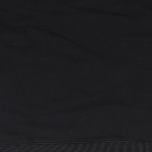 Primark Womens Black Round Neck  Cotton Pullover Jumper Size 4