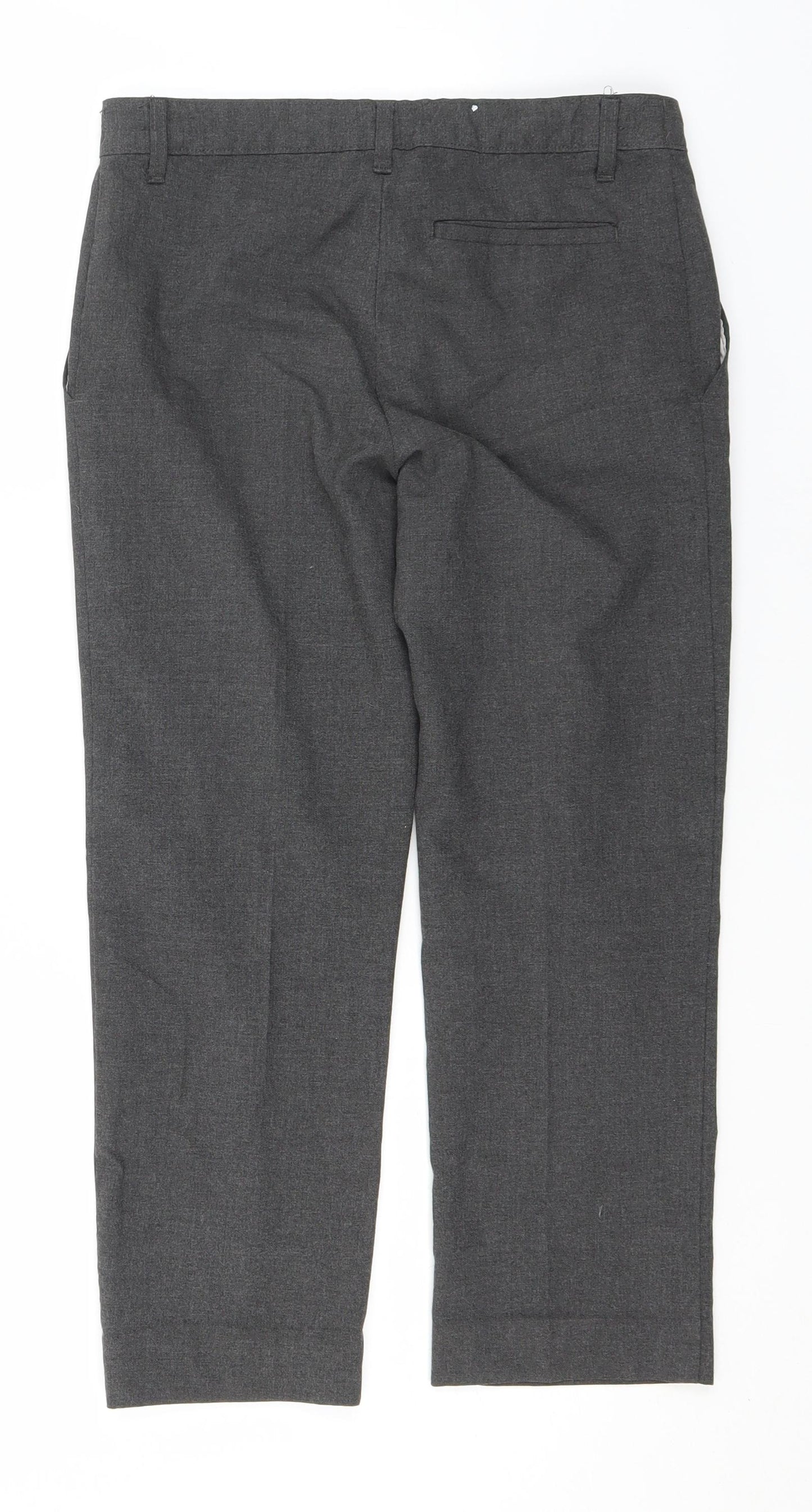 Marks and Spencer Boys Grey  Polyester Dress Pants Trousers Size 10-11 Years  Regular  - School