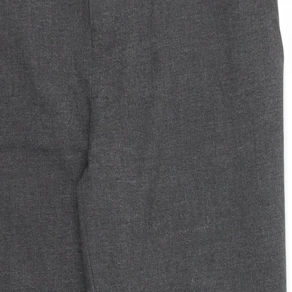 Marks and Spencer Boys Grey  Polyester Dress Pants Trousers Size 10-11 Years  Regular  - School