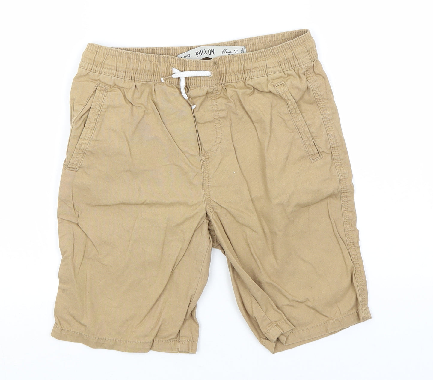 Primark Boys Brown  Cotton Cargo Shorts Size 10-11 Years  Regular