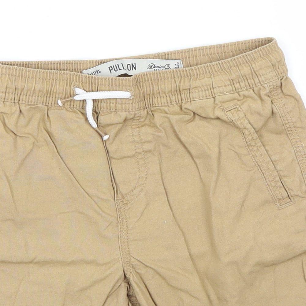 Primark Boys Brown  Cotton Cargo Shorts Size 10-11 Years  Regular