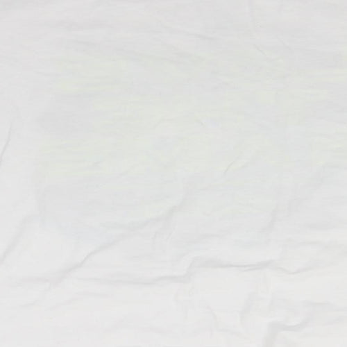 Primark Boys White  Cotton Basic T-Shirt Size 11-12 Years Round Neck  - Love the Game