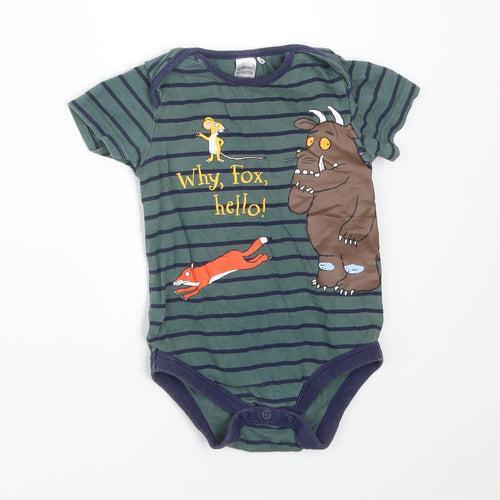 TU Boys Multicoloured Striped Cotton Babygrow One-Piece Size 9-12 Months   - THE GRUFFALO