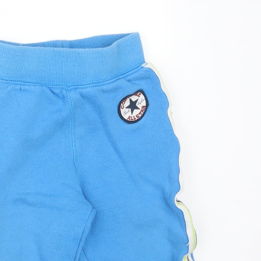 Converse Boys Blue  Cotton Jogger Trousers Size 12 Months