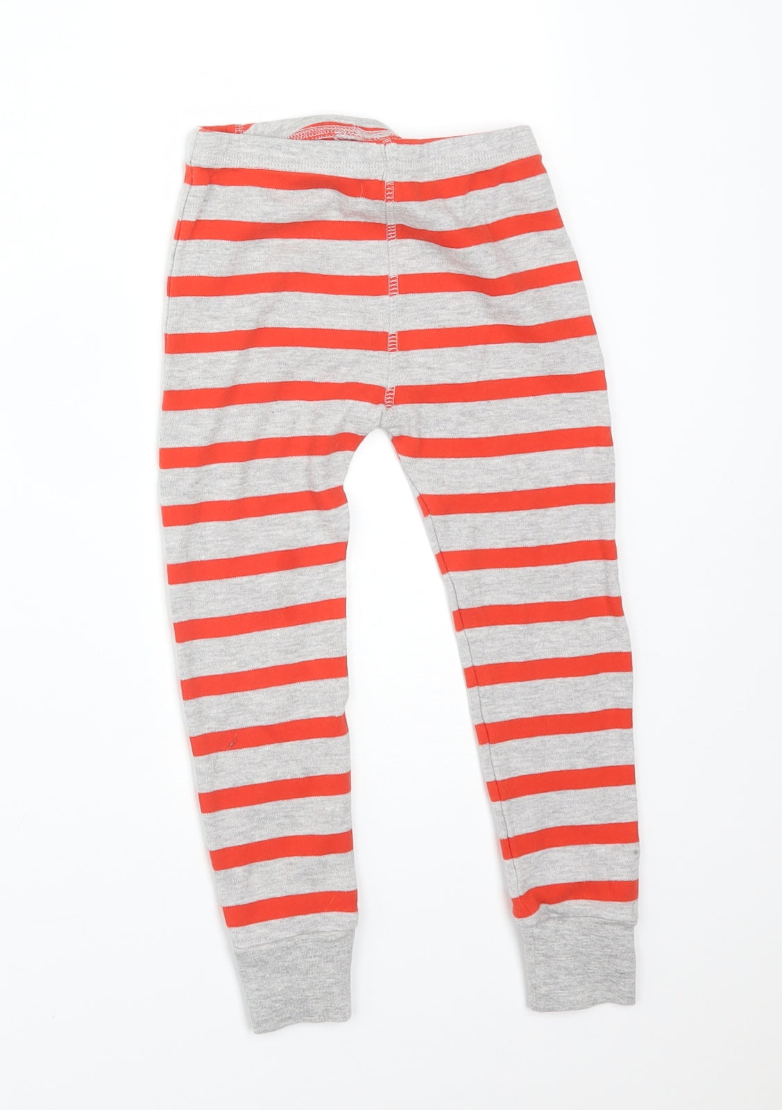 George Girls Multicoloured Striped Cotton  Trousers Size 3-4 Years  Regular  - LEGGINGS
