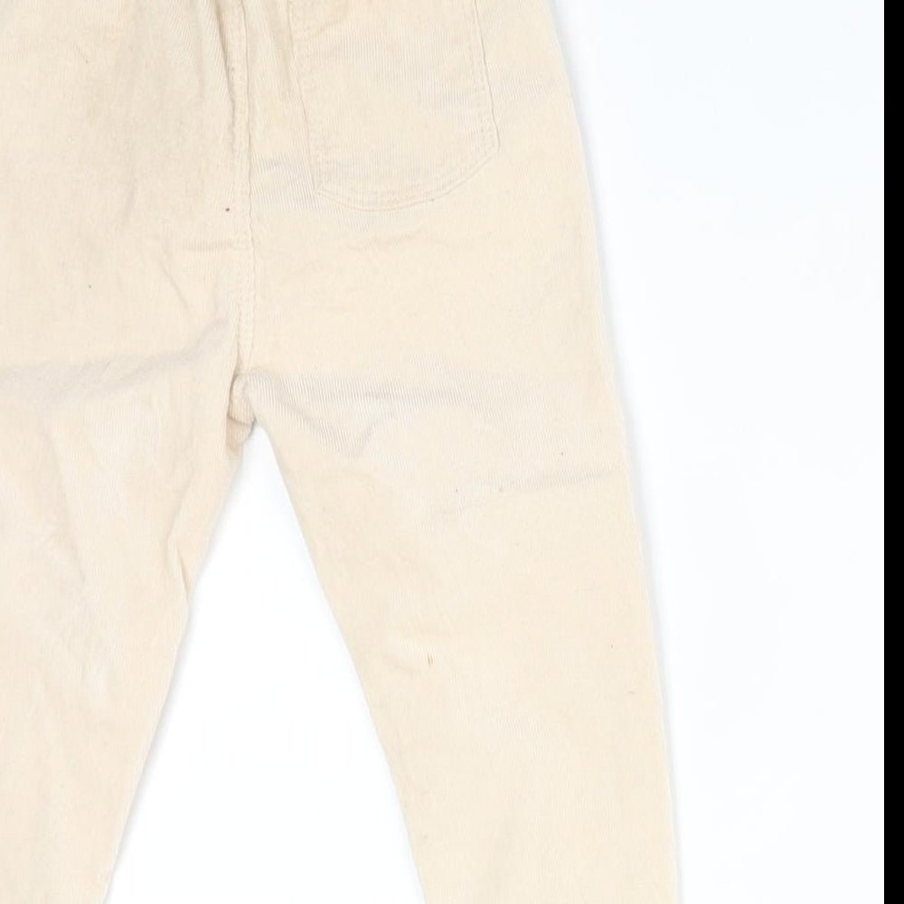 Zara Girls Orange  Cotton  Jeans Size 2-3 Years  Regular