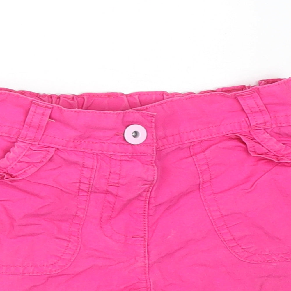 George Girls Pink  Cotton  Shorts Size 3-4 Years  Regular