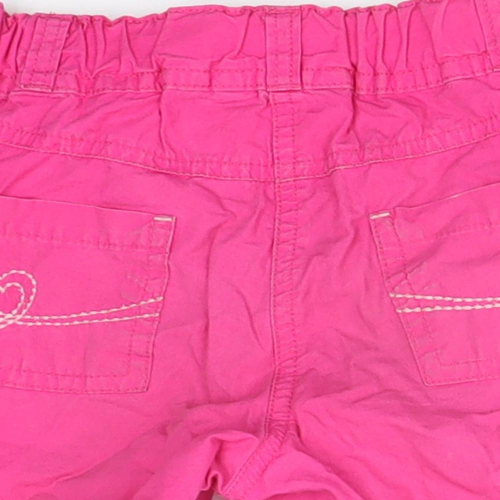 George Girls Pink  Cotton  Shorts Size 3-4 Years  Regular