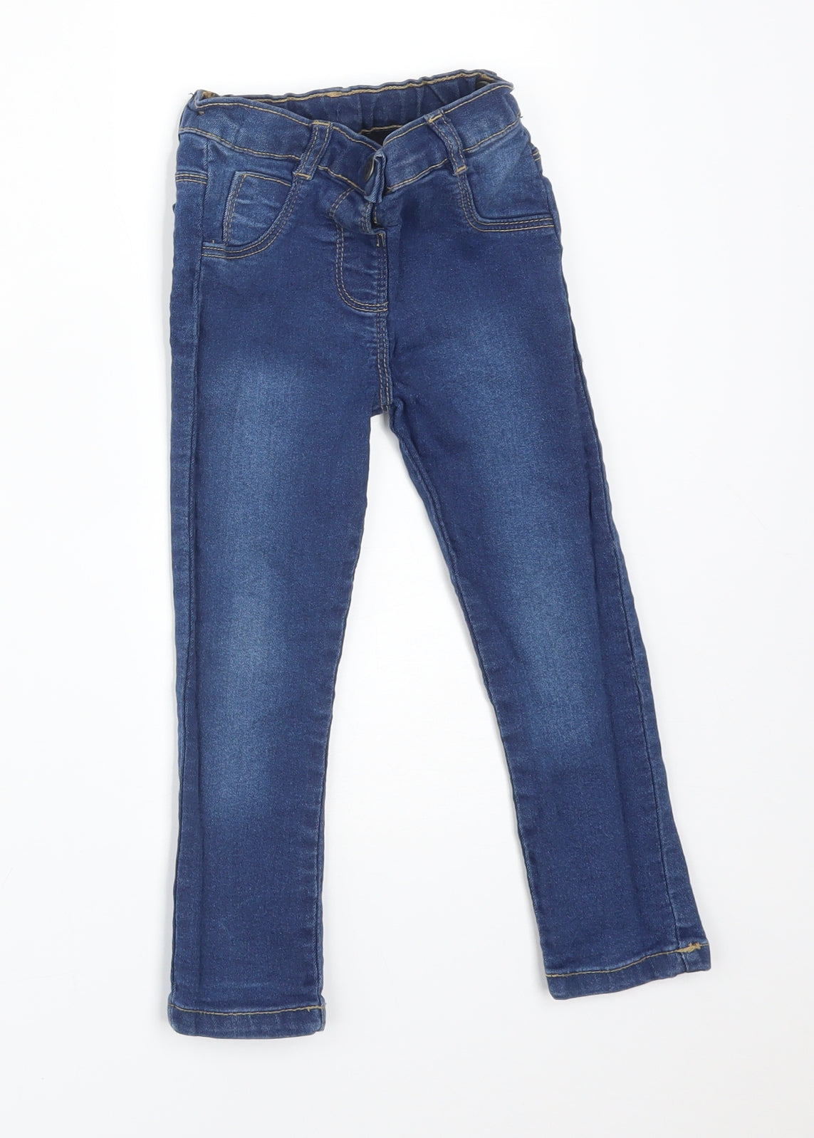 Matalan Girls Blue  Cotton  Jeans Size 2-3 Years  Regular
