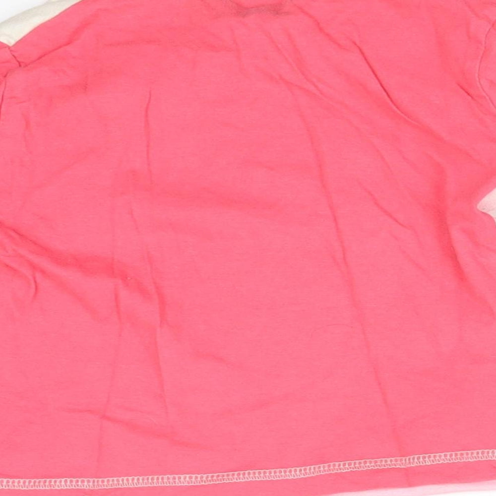 Disney Girls Pink  Cotton Basic T-Shirt Size 2-3 Years Round Neck  - THE LION KING