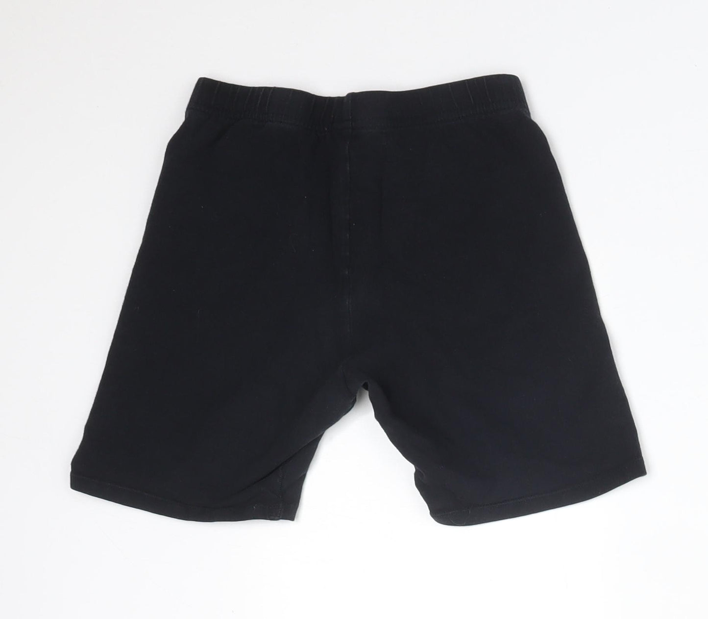 F&F Girls Black  Cotton Biker Shorts Size 9-10 Years  Regular