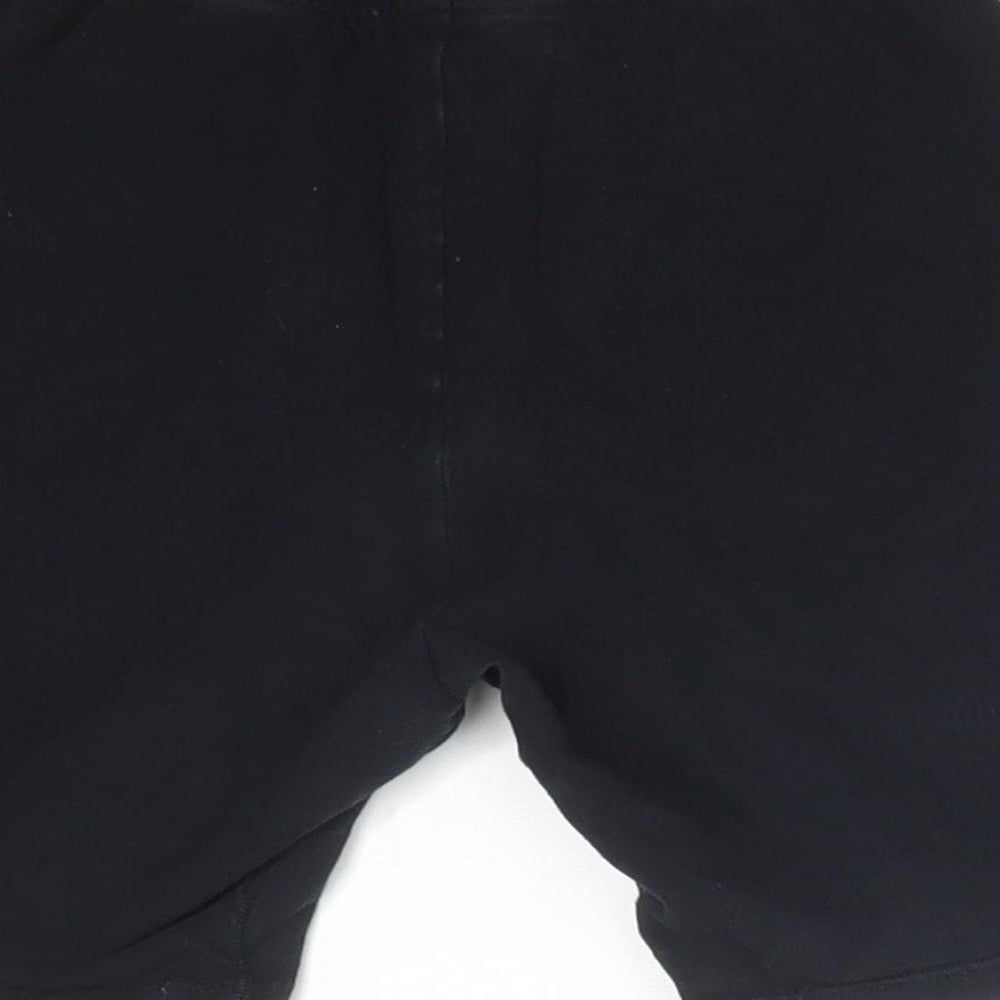 F&F Girls Black  Cotton Biker Shorts Size 9-10 Years  Regular