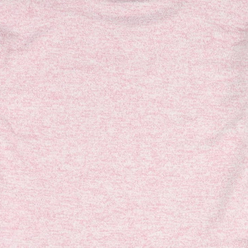 Primark Girls Pink  Viscose Basic T-Shirt Size 4-5 Years Round Neck  - TEAM UNICORN