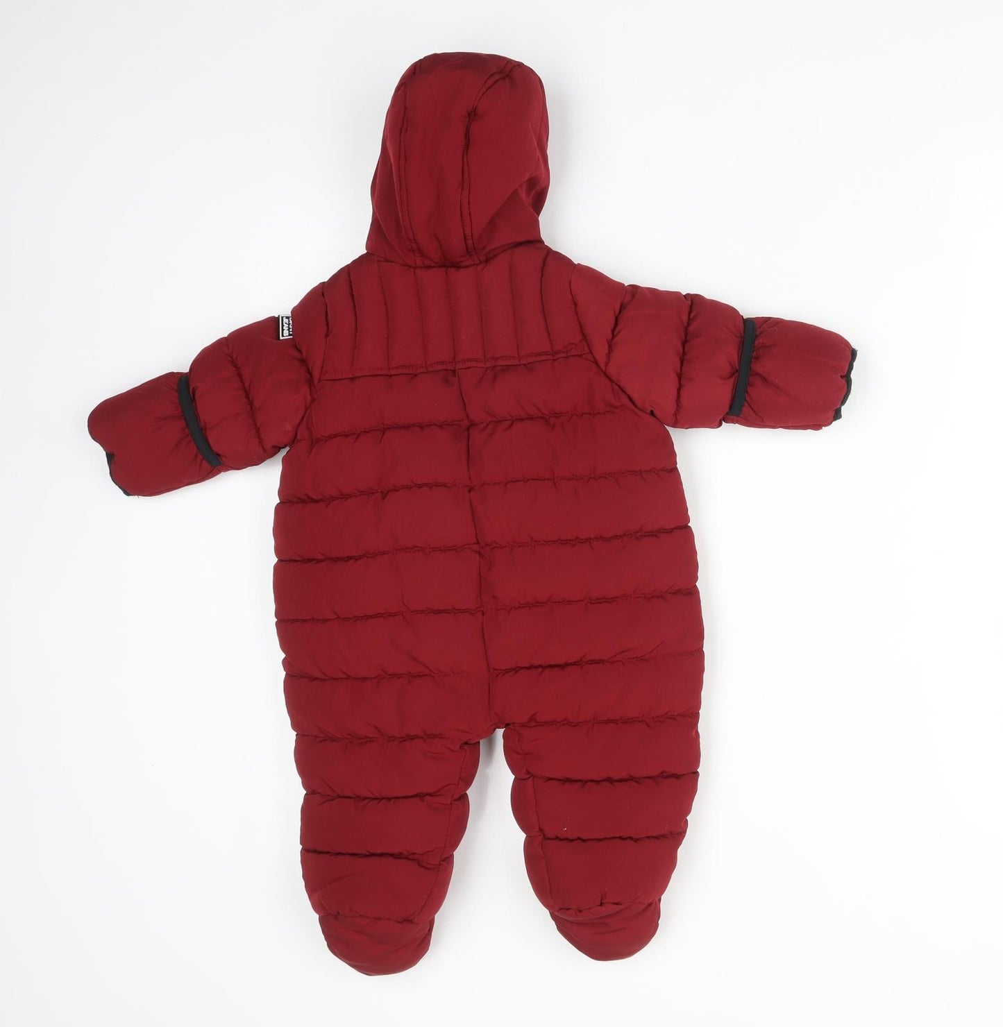 DKNY JEANS Boys Red   Overcoat Coat Size 6-9 Months