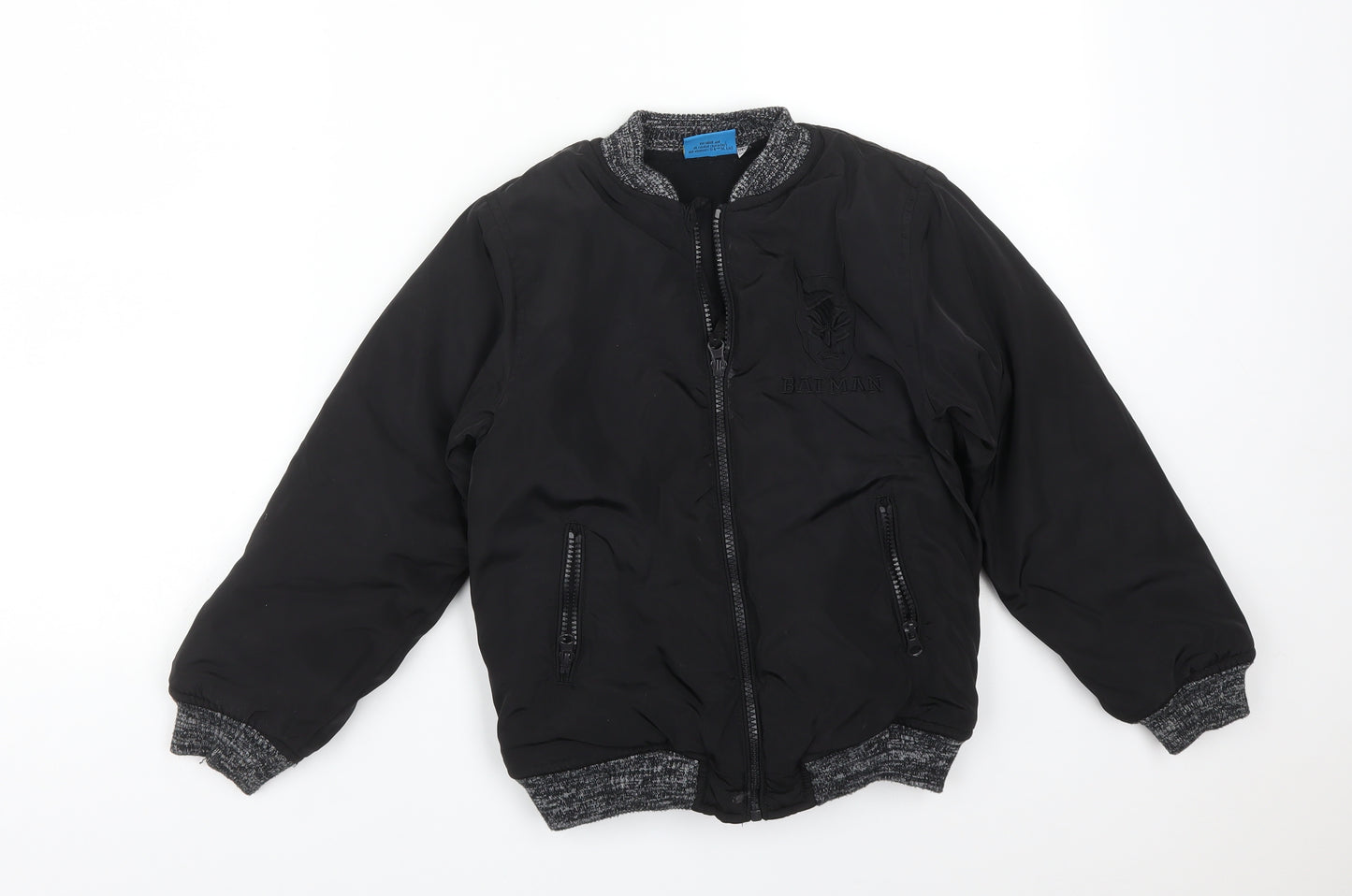 Batman Boys Black   Jacket  Size 7-8 Years