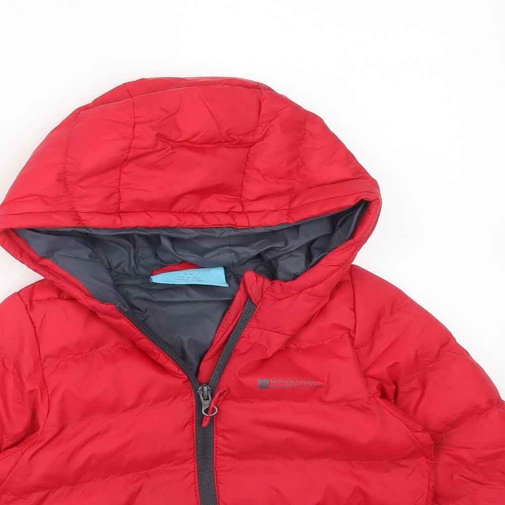 Mountain Warehouse Boys Red   Puffer Jacket Coat Size 3-4 Years
