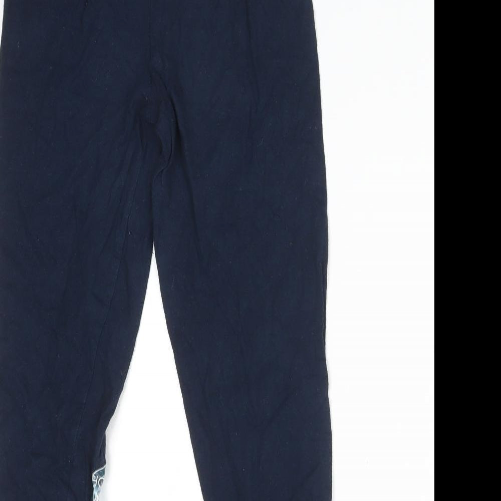 Harry Potter Girls Blue Solid Cotton  Pyjama Pants Size 7-8 Years   - HOGWARTS MAGIC