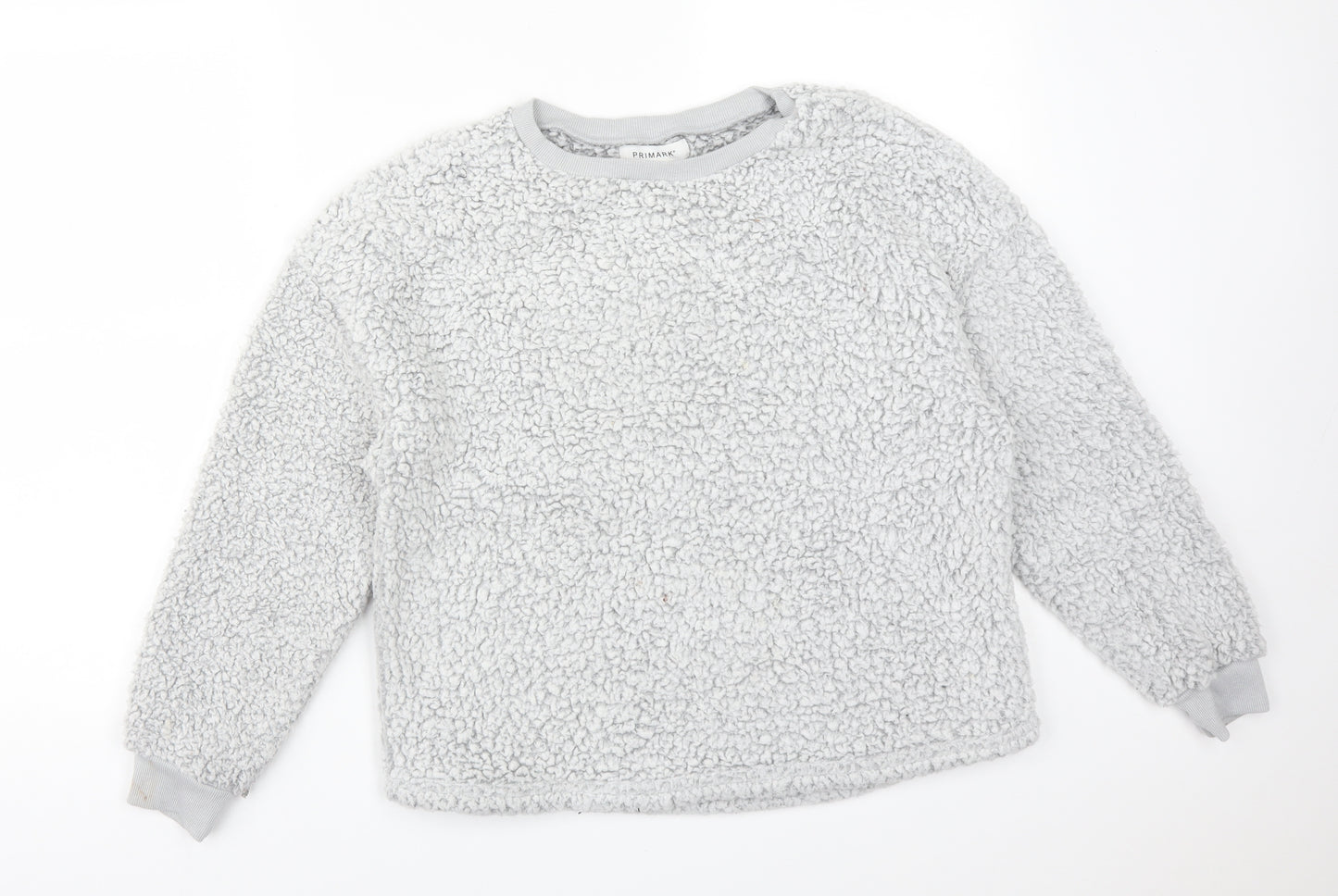 Primark Womens Grey  Polyester Pullover Sweatshirt Size S