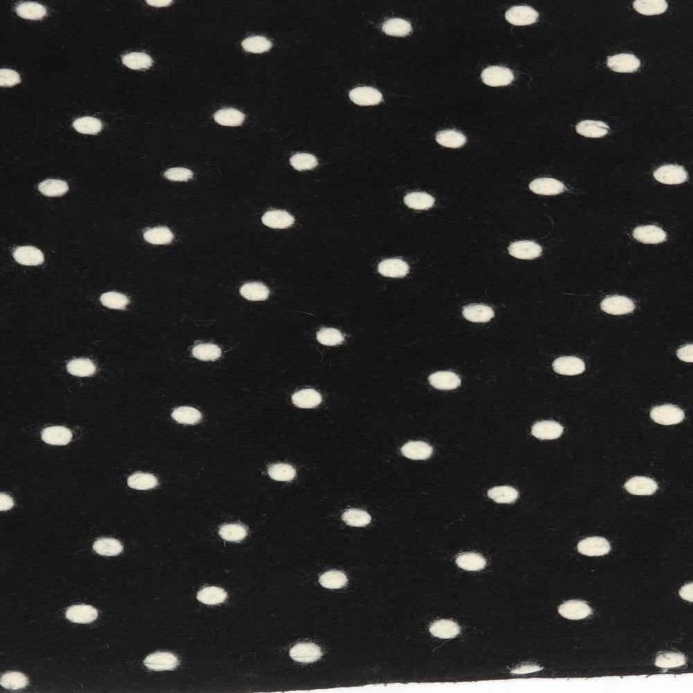 New Look Womens  Polka Dot Acrylic Basic T-Shirt Size M Crew Neck