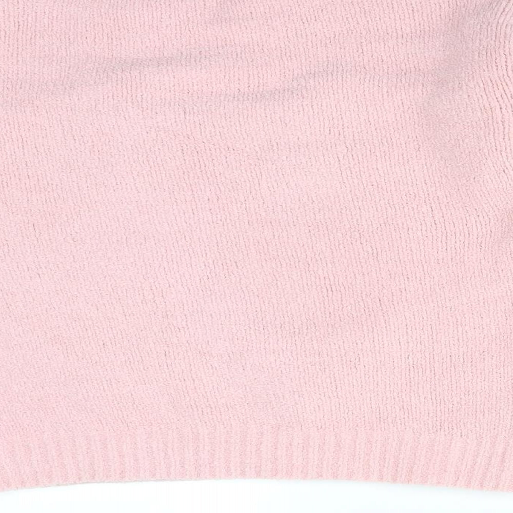 F&F Girls Pink  Polyester Pullover Sweatshirt Size 10-11 Years   - BIRDS