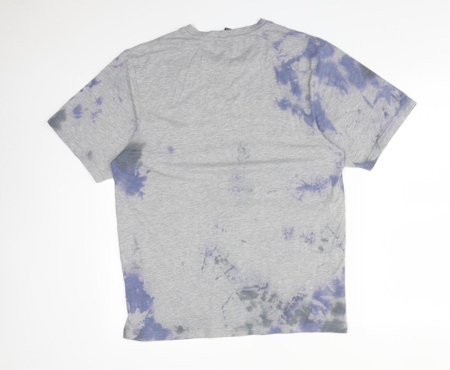 THE NEIGHBOUR GOODS Mens Multicoloured  Cotton  T-Shirt Size L Crew Neck  - FOOTBALL