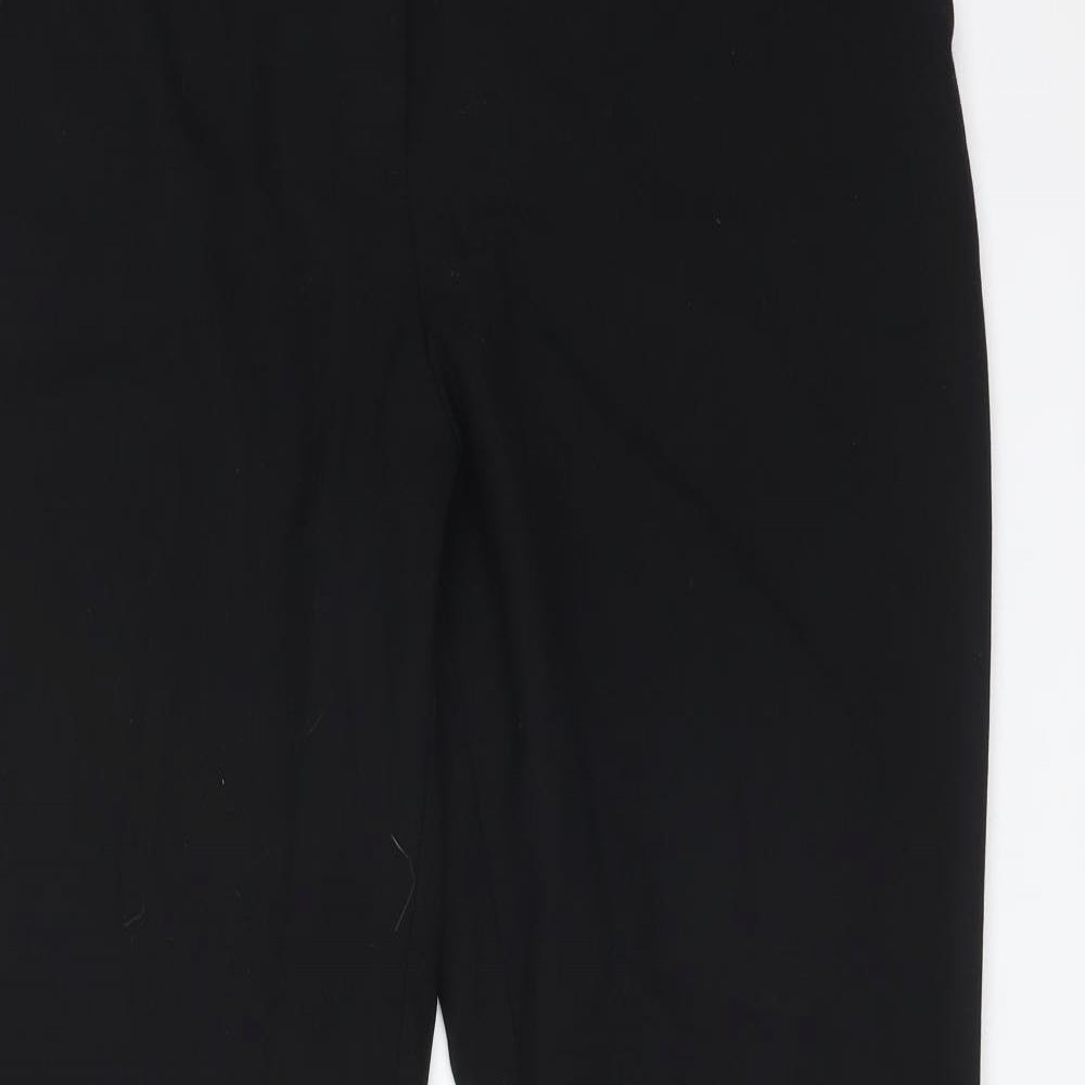 NEXT Womens Black  Polyester Dress Pants Trousers Size 14 L31 in Regular