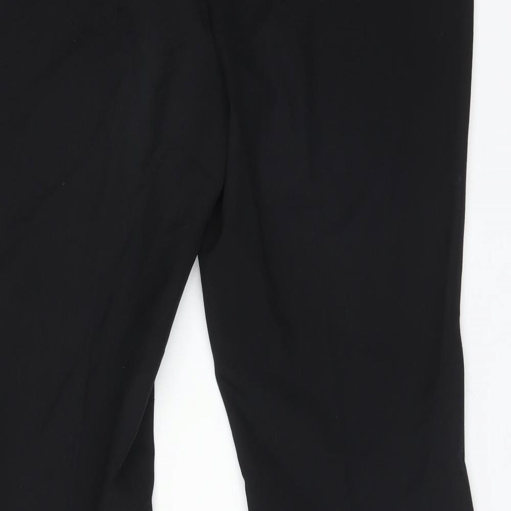 NEXT Womens Black  Polyester Dress Pants Trousers Size 14 L31 in Regular