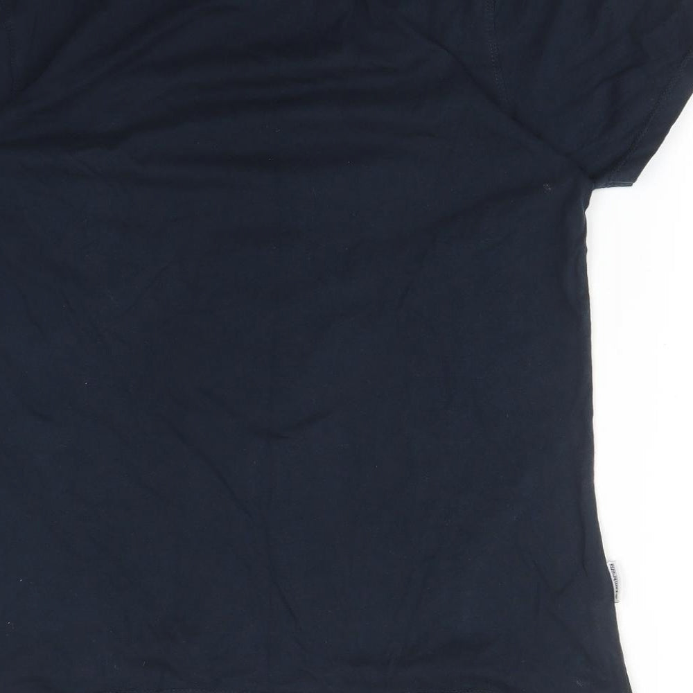 Lambretta Mens Blue  Cotton  T-Shirt Size M Round Neck