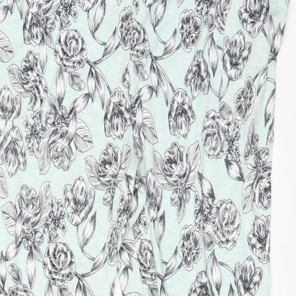 Primark Womens Multicoloured Floral Viscose  Pyjama Pants Size L