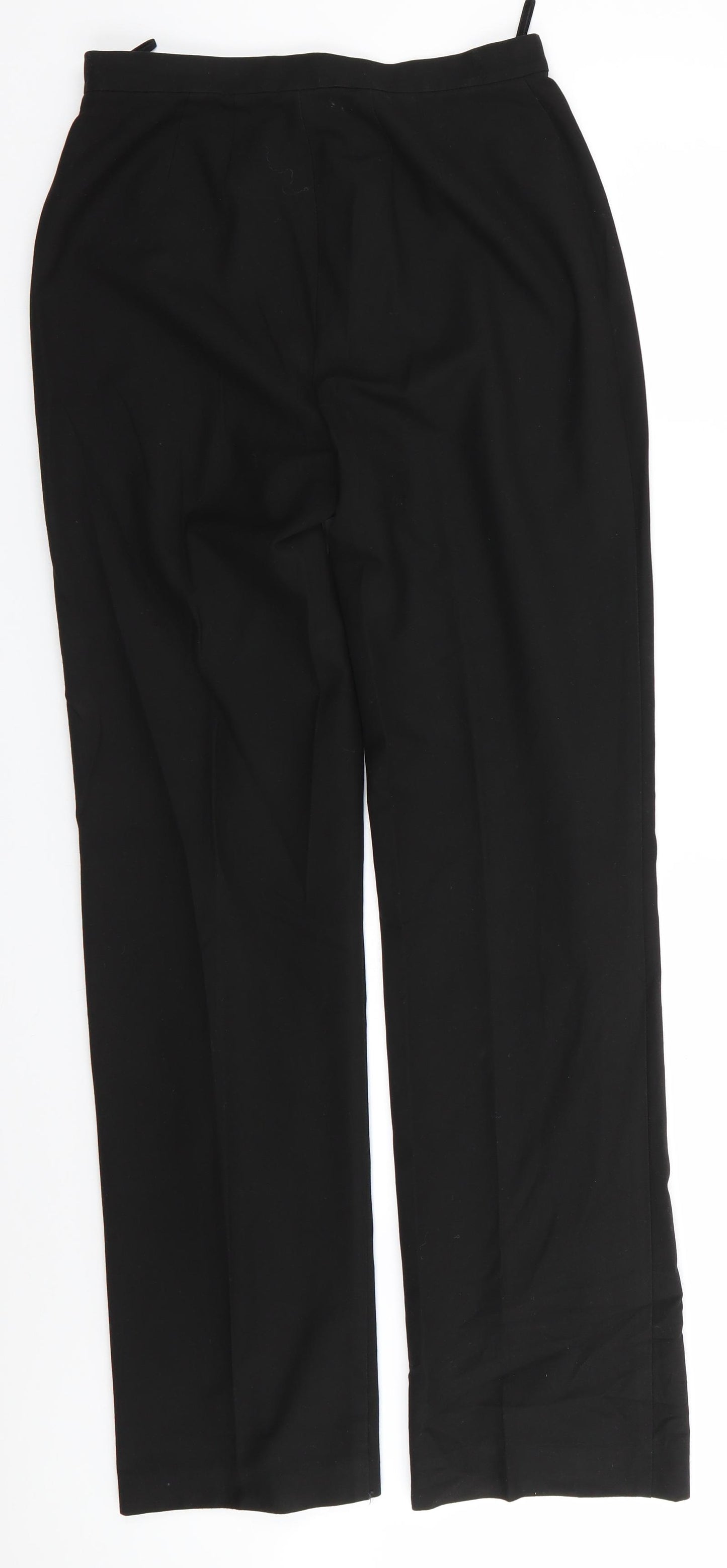 George Womens Black   Trousers  Size 12 L32 in Regular