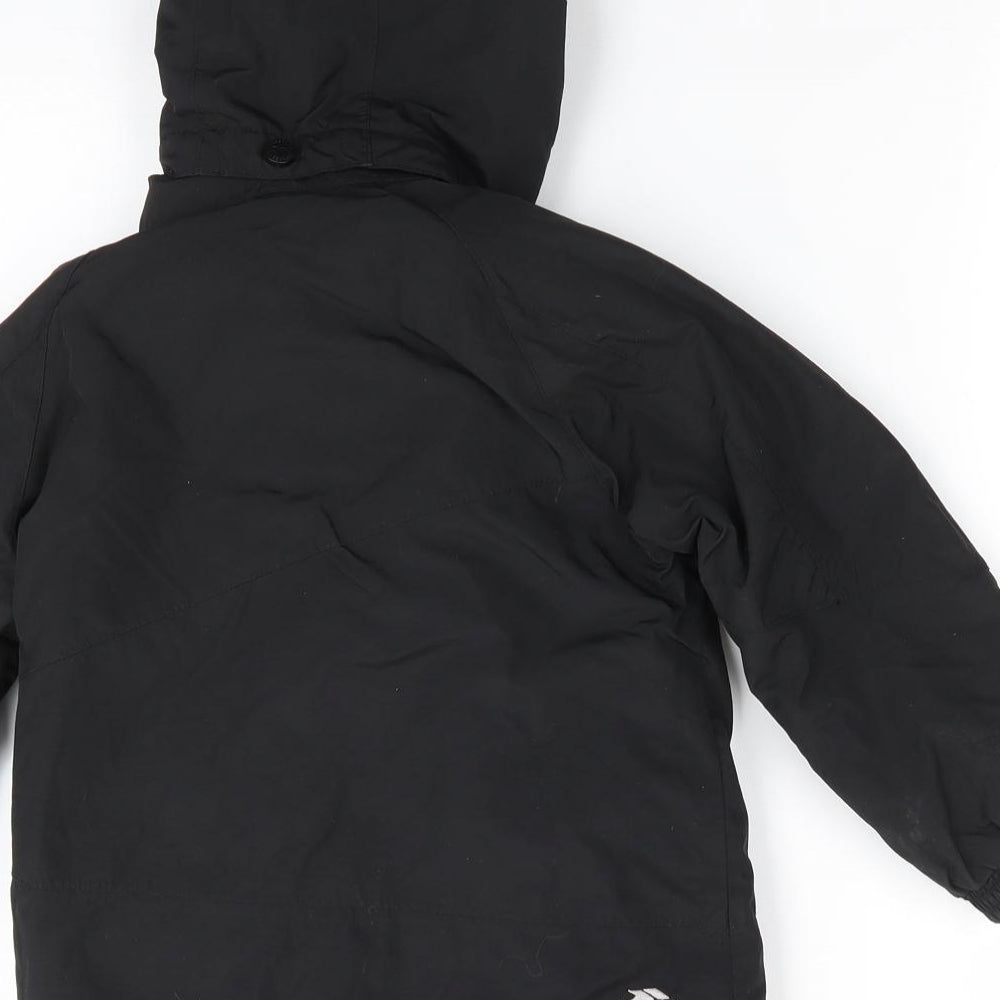 Trespass Boys Black   Anorak Coat Size 3-4 Years