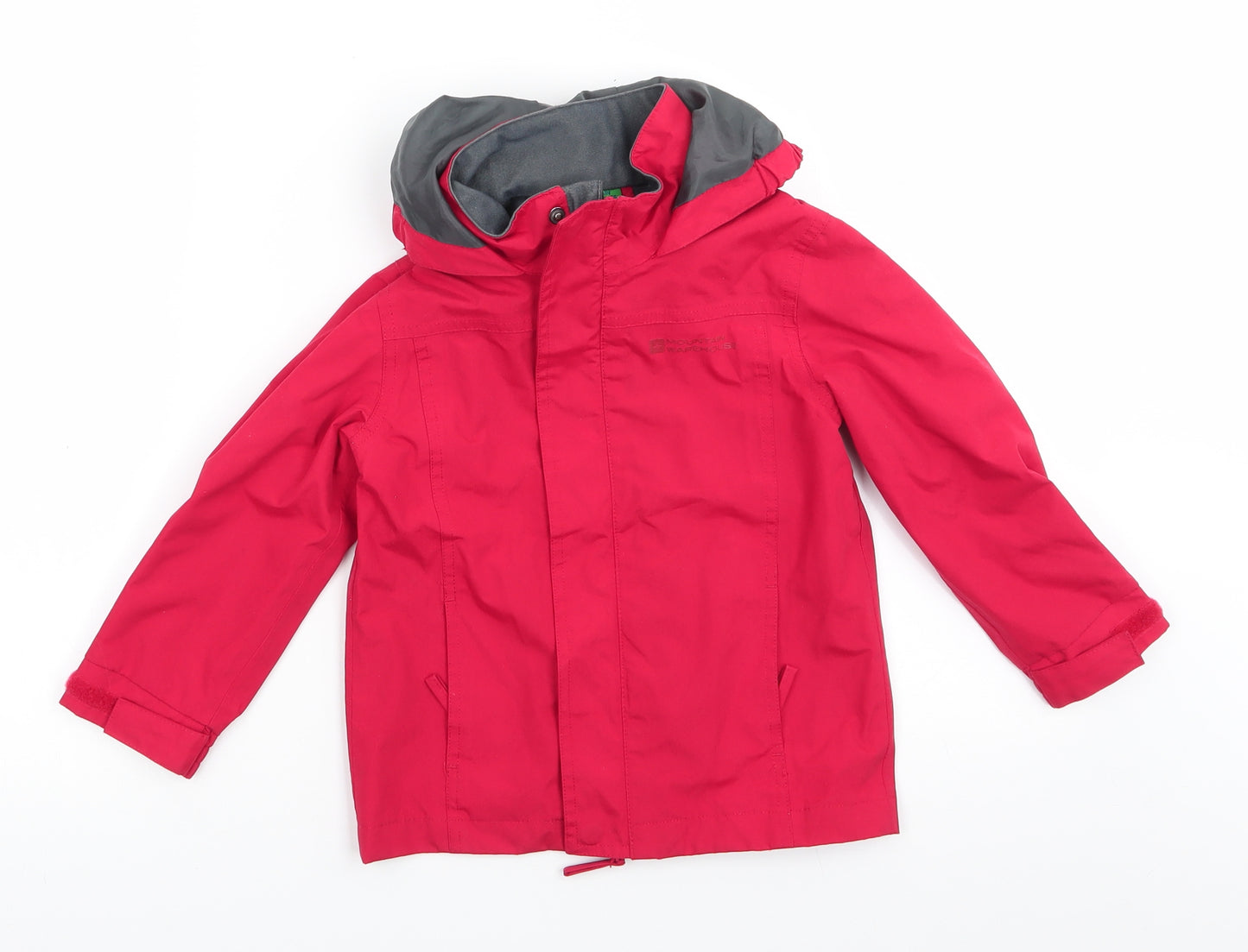 Mountain Warehouse Boys Red   Anorak Coat Size 3-4 Years
