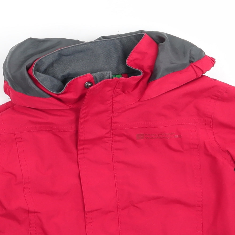 Mountain Warehouse Boys Red   Anorak Coat Size 3-4 Years