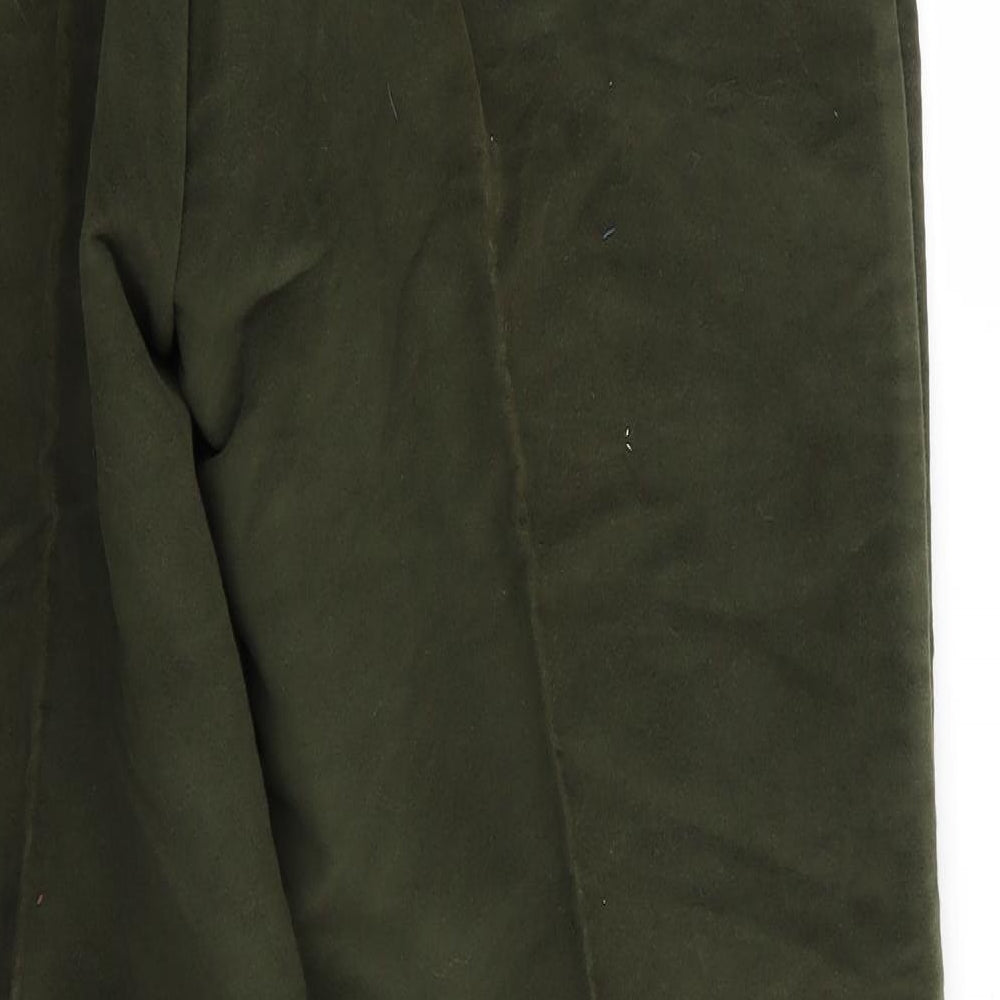 Preworn Mens Green  Cotton Trousers  Size 36 in L29 in Regular  - Mid Green Soft texture