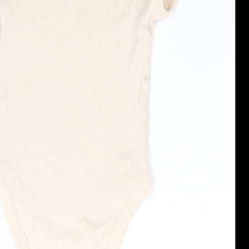 George Boys Beige Animal Print Cotton Romper One-Piece Size 18-24 Months   - Light beige Giraffe